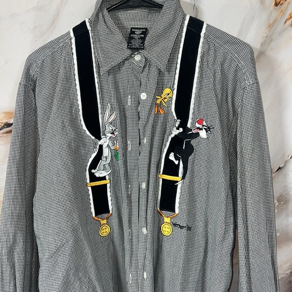 Ladies vintage Warner bros shirt - Picture 2 of 4